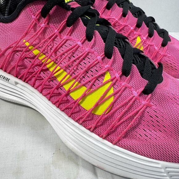 Nike Lunaracer 3 Flywire Womens 9 Shoes Pink Running Sneaker Comfort Lightweight - Picture 5 of 14